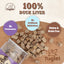 Tuglet Freeze Dried Duck Liver Dog Treats, Raw Single Ingredient Snacks, Healthy Food Toppers, 4.6 oz