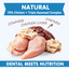 TUGLET Freeze Dried Dog Dental Chews, Real Chicken with Kelp & Seaweed for Plaque & Tartar Removal, Natural Teeth Cleaning Treats for All Dogs, 3.6 oz
