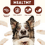 PAWUP Steamed Chicken Wet Food Tooper Dog & Cat Treat - Only 4 Ingredients, Skin & Coat Support, Low Fat Soft Wet Treats for Puppies, Kittens & Senior Pets, 8 Count, 8.5 oz Bag