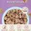 Tuglet Freeze Dried Duck Liver Dog Treats, Raw Single Ingredient Snacks, Healthy Food Toppers, 4.6 oz