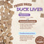 Tuglet Freeze Dried Duck Liver Dog Treats, Raw Single Ingredient Snacks, Healthy Food Toppers, 4.6 oz