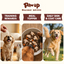 PAWUP Steamed Chicken Wet Food Tooper Dog & Cat Treat - Only 4 Ingredients, Skin & Coat Support, Low Fat Soft Wet Treats for Puppies, Kittens & Senior Pets, 8 Count, 8.5 oz Bag