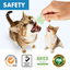 TUGLET Freeze Dried Cat Dental Treats, Real Chicken with Barley Grass for Teeth Cleaning & Hairball Support, Natural Crunchy Chews for All Cats, 3.6 oz