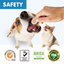 TUGLET Freeze-Dried Chicken Leaf Dental Chews Dog & Cat Treat, Cleans Teeth & Reduces Tartar, Freshens Breath, High Protein Treat for Small Medium Large Dogs & Cats, 5.3 oz Bag