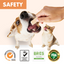 TUGLET Freeze-Dried Chicken Flaxseed Recipe Dog & Cat Treat, Omega-3 for Skin & Coat Support, High Protein Healthy Treats for Small Medium Large Dogs & Cats, 5.3 oz Bag