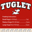 TUGLET Chicken Jerky Slice Dog Treats, High Protein Chewy Snacks with Taurine, 7 oz/16 oz