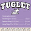 TUGLET Dog Treats Duck Wrapped Sweet and Purple Potatoes, Healthy Chewy Snacks with Taurine, 7 oz/16 oz