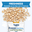 TUGLET Freeze-Dried Chicken Leaf Dental Chews Dog & Cat Treat, Cleans Teeth & Reduces Tartar, Freshens Breath, High Protein Treat for Small Medium Large Dogs & Cats, 5.3 oz Bag