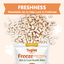 TUGLET Freeze-Dried Chicken Flaxseed Recipe Dog & Cat Treat, Omega-3 for Skin & Coat Support, High Protein Healthy Treats for Small Medium Large Dogs & Cats, 5.3 oz Bag