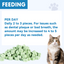 TUGLET Freeze Dried Cat Dental Treats, Real Chicken with Barley Grass for Teeth Cleaning & Hairball Support, Natural Crunchy Chews for All Cats, 3.6 oz
