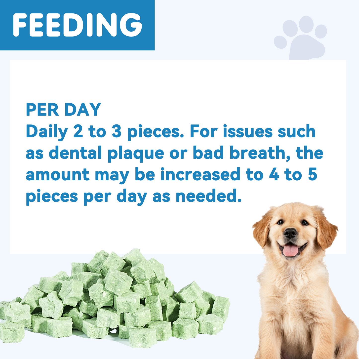 TUGLET Freeze Dried Dog Dental Chews, Real Chicken with Kelp & Seaweed for Plaque & Tartar Removal, Natural Teeth Cleaning Treats for All Dogs, 3.6 oz