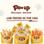 PAWUP Steamed Chicken Wet Food Tooper Dog & Cat Treat - Only 4 Ingredients, Skin & Coat Support, Low Fat Soft Wet Treats for Puppies, Kittens & Senior Pets, 8 Count, 8.5 oz Bag